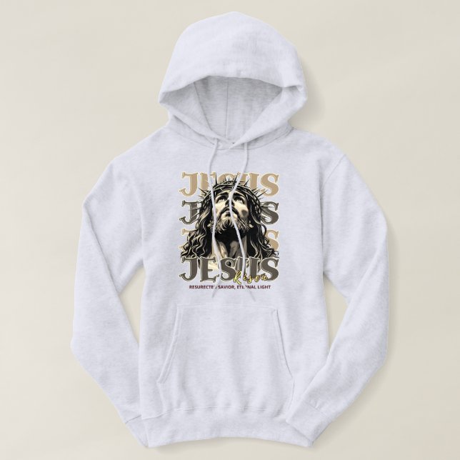 Moletom Jesus Risen - Cristo artístico (Frente do Design)
