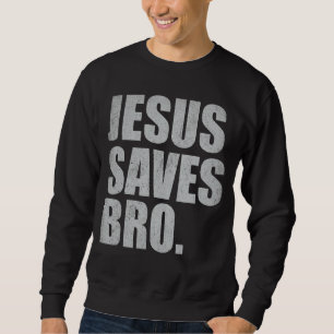 Moletom Jesus Salva Irmão Vintage Religião Cristã 4