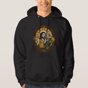 Moletom Jesus Selfie Acidental com Câmera Frontal e Papada