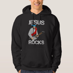 Moletom Jesus Toca na Guitarra Elétrica