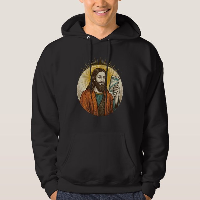 Moletom Jesus Vídeo Acidental Em Vez De Câmera De Foto Fal (Frente)