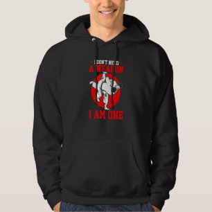 Moletom Jiu Jitsu brasileiro Eu não preciso de uma arma