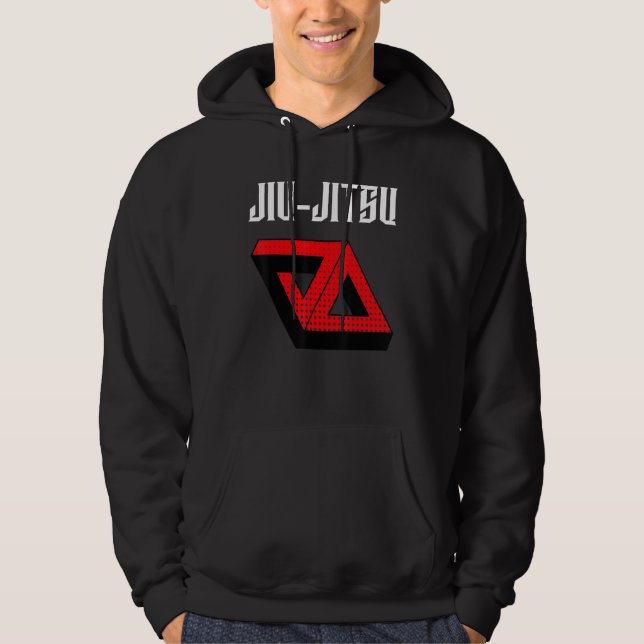 Moletom Jiu Jitsu Double Gracie Triangle Dotou Mma Bjj (Frente)