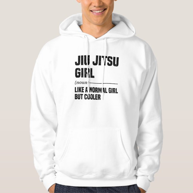 Moletom Jiu Jitsu Girl Brazilian Martial Arts Training (Frente)