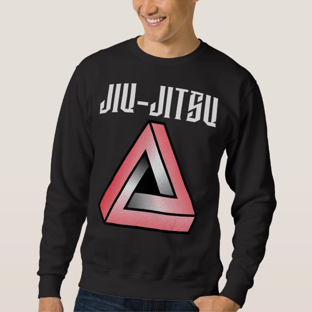 Moletom Jiu Jitsu Spray Paint Gracie Triangle Mma Muay T (Frente)