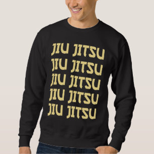 Moletom Jiu Jitsu Texto Repetitivo MMA Muay Thai Boxe Luta