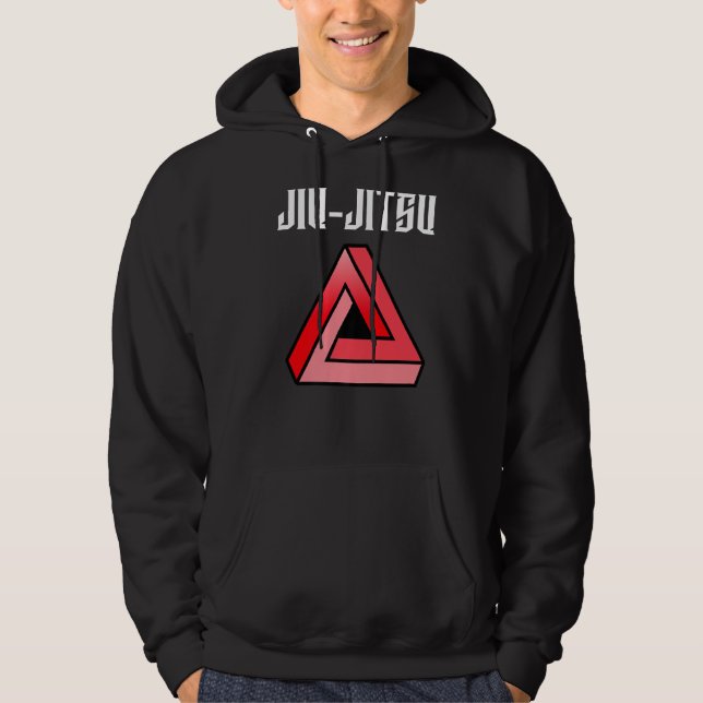 Moletom Jiu Jitsu Triangle Mma Bjj Muay Thai Mma Figh (Frente)