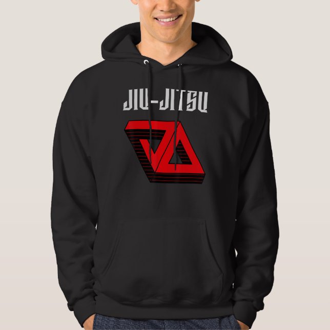Moletom Jiu Jitsu Triângulo Gracie Duplo Mma Bjj Muay T (Frente)