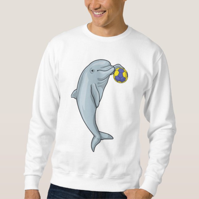 Moletom Jogador de Andebol de Golfinho (Frente)