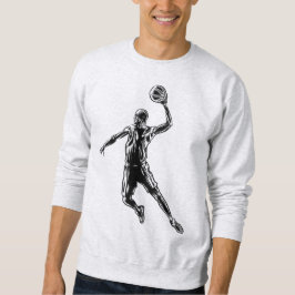 Moletom Jogador de basquete Slam Dunk Dark Design