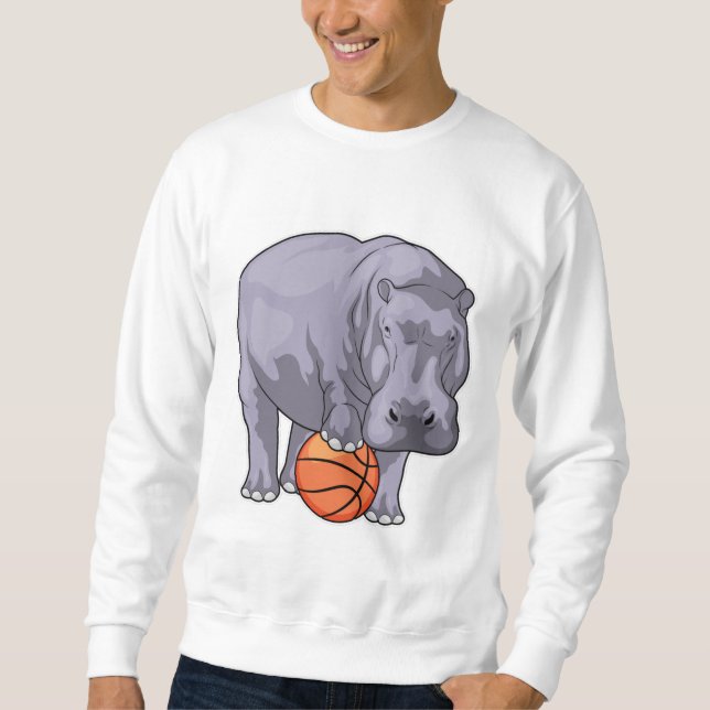 Moletom Jogador de basquetebol do Hippo (Frente)