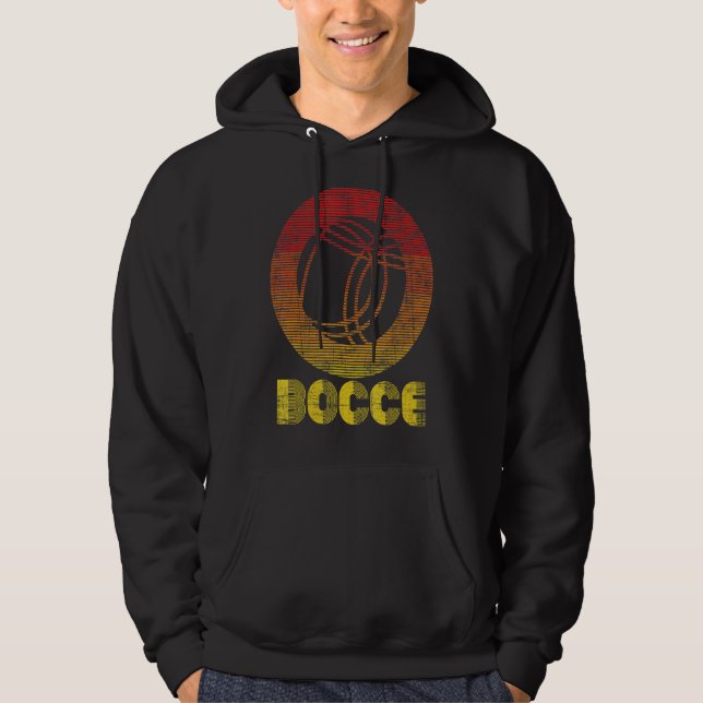 Moletom Jogador de bola de Boliche Boccia Boule (Frente)