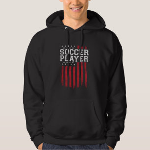 Moletom Jogador de futebol americano Flag USA Patriotic