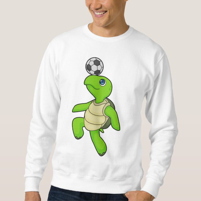 Moletom Jogador de futebol de tartaruga (Frente)