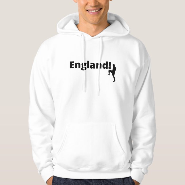 Moletom Jogador de futebol inglês personalizável (Frente)
