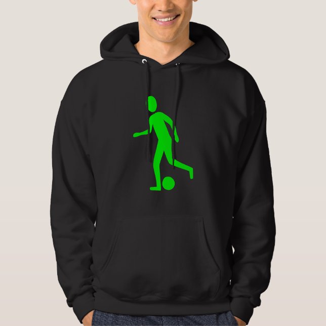 Moletom Jogador de futebol - Verde (Frente)