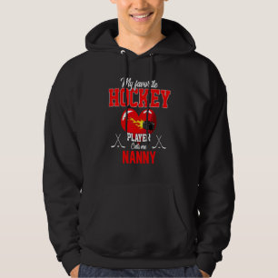 Moletom Jogador de Hockey Favorito Me Chama Dia de as mães