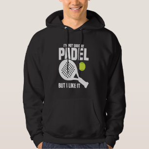 Moletom Jogador De Jogo De Paddleball Não É Boa Racket Sob