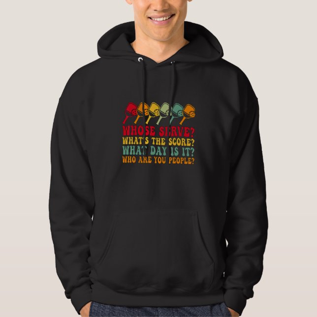 Moletom Jogador de Pickleball Tees Cujo Time de Pickleball (Frente)