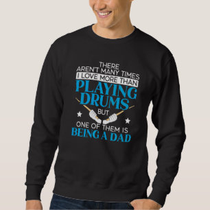 Moletom Jogador De Tambor De Pai De Drum Instrumentalista