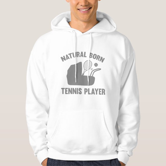 Moletom Jogador de Tênis de Nascer natural (Frente)