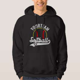 Moletom Jogador de Time de Softbol ADICIONAR NOME Liga Per