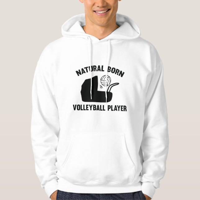 Moletom Jogador de Voleibol de Nascer Natural (Frente)