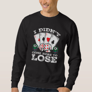 Moletom Jogador Poker Cita o Texas Holdem Gambler Humor Pr