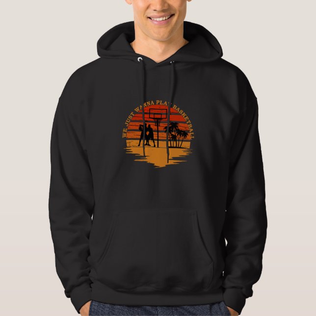 Moletom Jogadores de basquetebol estilo vintage retro suns (Frente)