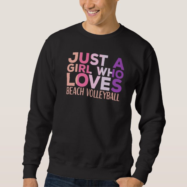 Moletom Jogadores de Voleibol de Roupa de Praia (Frente)