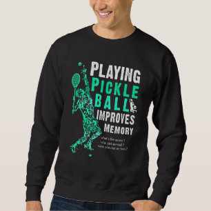 Moletom Jogando Pickleball Melhora a Memória do Jogador Di