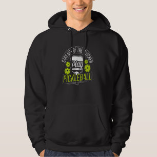 Moletom Jogar Pickleball Engraçado Jogo de Paddle Esportiv