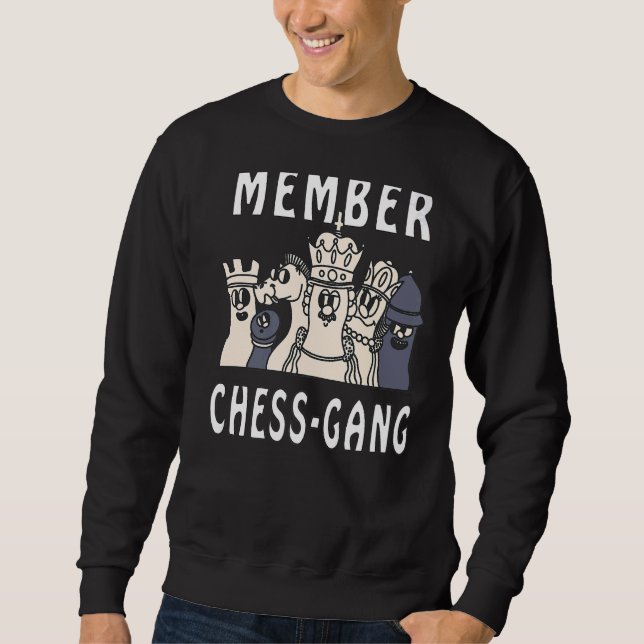 Moletom Jogo Chess Gang Chess do Membro (Frente)