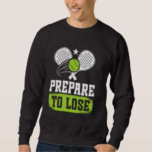 Moletom Jogo de Padel Raquete de Padel Tênis de Padel Prep