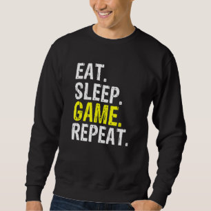 Moletom Jogo De Sono legal Repete Jogos E Memória De Jogad