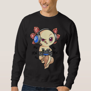 Moletom Jogos Axolotl Boys Crianças e Adultos Axolotls Víd
