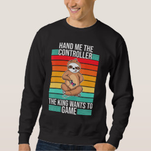 Moletom Jogos Me Entreguem O Gamer Do Console Do Rei Do Co