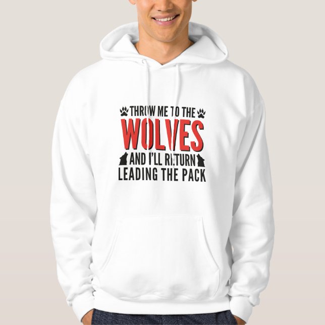 Moletom Jogue-Me Aos Lobos (Frente)