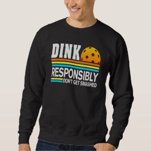 Moletom Jogue Pickleball Responsavelmente Não Seja Esmagad