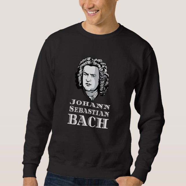 Moletom Johann Sebastian Bach Portrait (Frente)