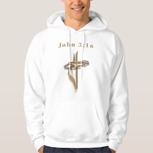 Moletom John 3:16 roupa (Frente)