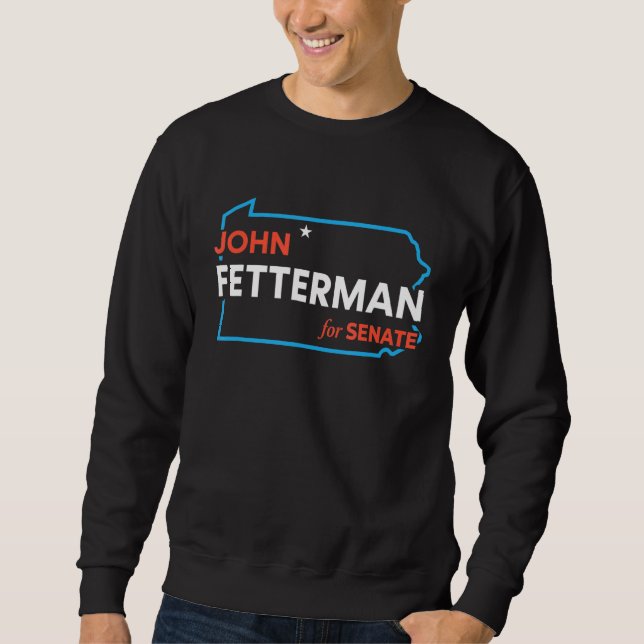 Moletom John Fetterman 2022 For Us Senate Pennsylvania Dem (Frente)