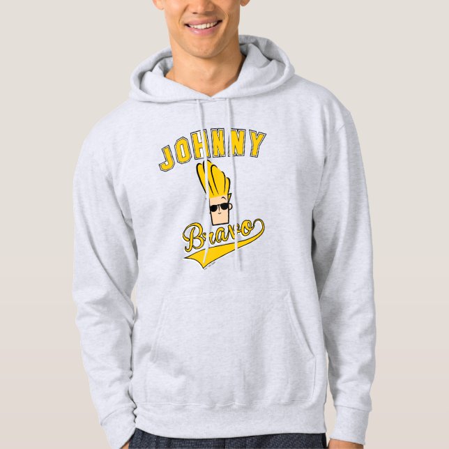 Moletom Johnny Bravo Collegiate Graphic (Frente)
