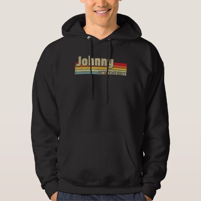 Moletom Johnny Gift Name Personalizado Birthday Engraçado  (Frente)
