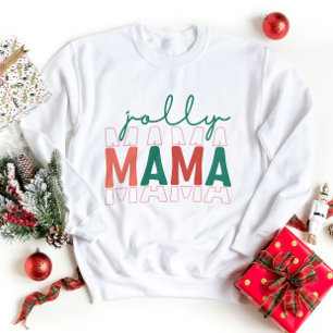 Moletom Jolly Mama Sweatshirt Winter Holiday