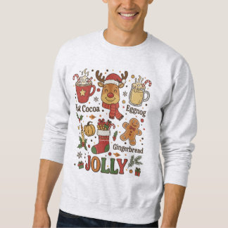 Moletom Jolly Retro Christmas Cartoon