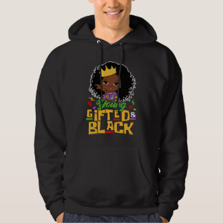 Moletom Jovem e Negra Pequena Rainha Negra Garota Melanina