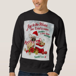 Moletom Joy to the World - Frenchie Love