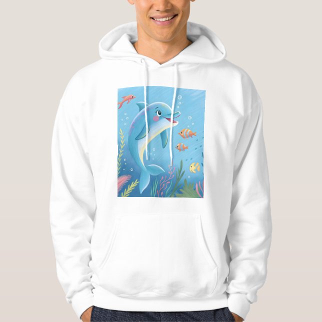 Moletom Joyful Dolphin Moments (Frente)