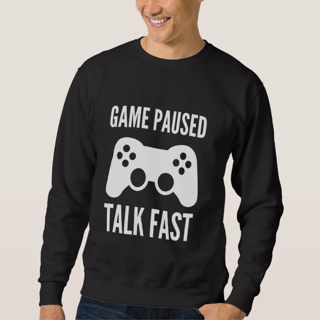 Moletom Joystick Co. Joystick Joystick Joystick Pausado do (Frente)